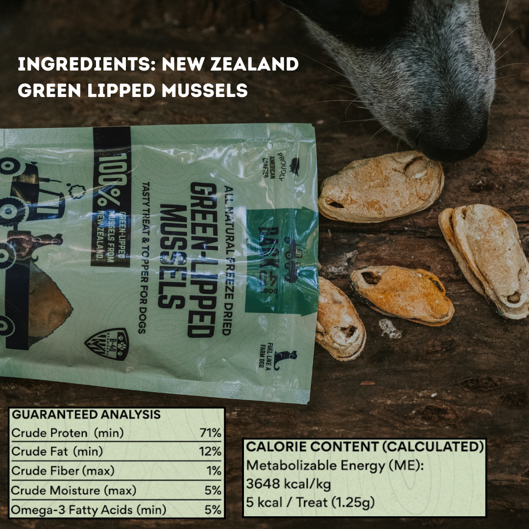 Freeze-Dried Green Lipped Mussels Bundles